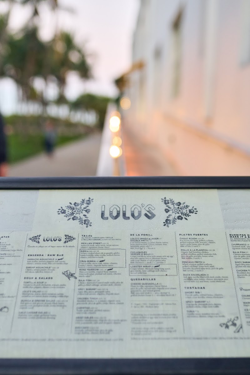 Lolo's Surf Cantina Menu - Image 4